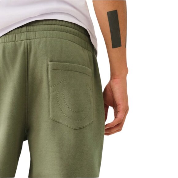 True Religion Men's Sweatsuit Size M Fleece Tracksuit Gift Set Olive Green NWT - Picture 9 of 11